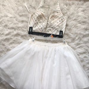 White Homecoming dress